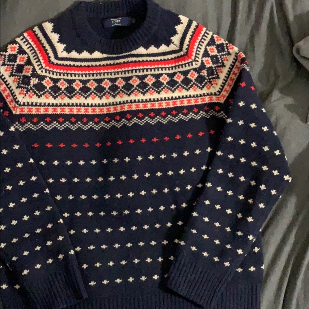 J Crew Factory Ski Sweater
